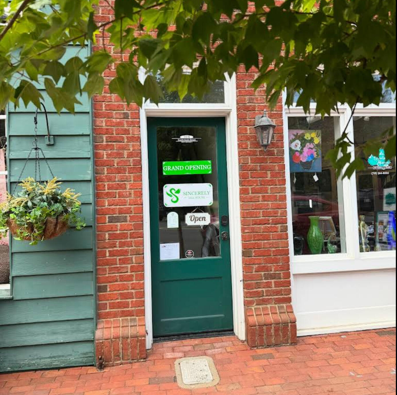 Sincerely Tea House Door